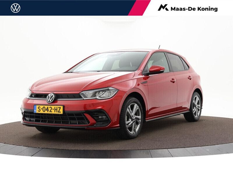 Rood Gebruikt 2023 VW Polo R-line Hatchback | € 21.940 (Eerlijke prijs) - Afbeelding 1/3