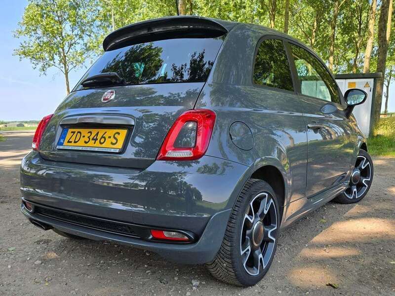 Grijs Gebruikt 2019 Fiat 500S Hatchback | € 9.999 (Eerlijke prijs) - Afbeelding 1/4