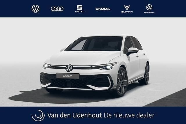 Wit Nieuw 2025 VW Golf VIII R-line Edition Hatchback | € 44.090 (Iets duurder) - Afbeelding 1/4