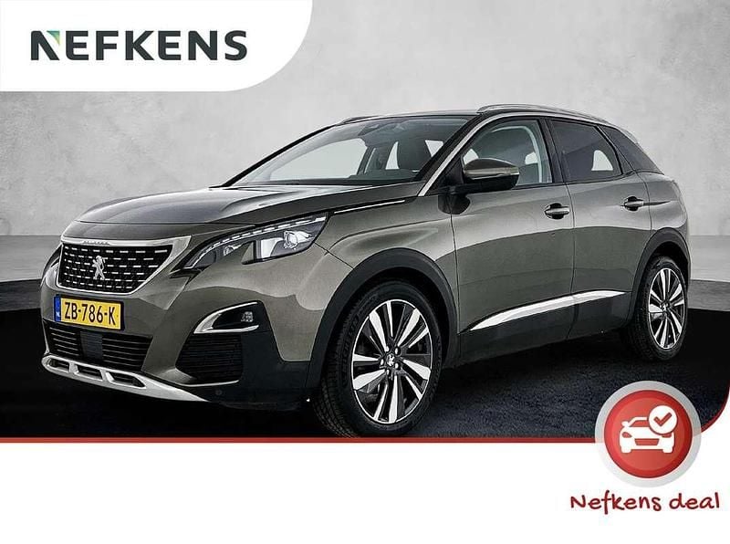 Grijs Gebruikt 2019 Peugeot 3008 Allure SUV | € 17.925 (Super prijs) - Afbeelding 1/3