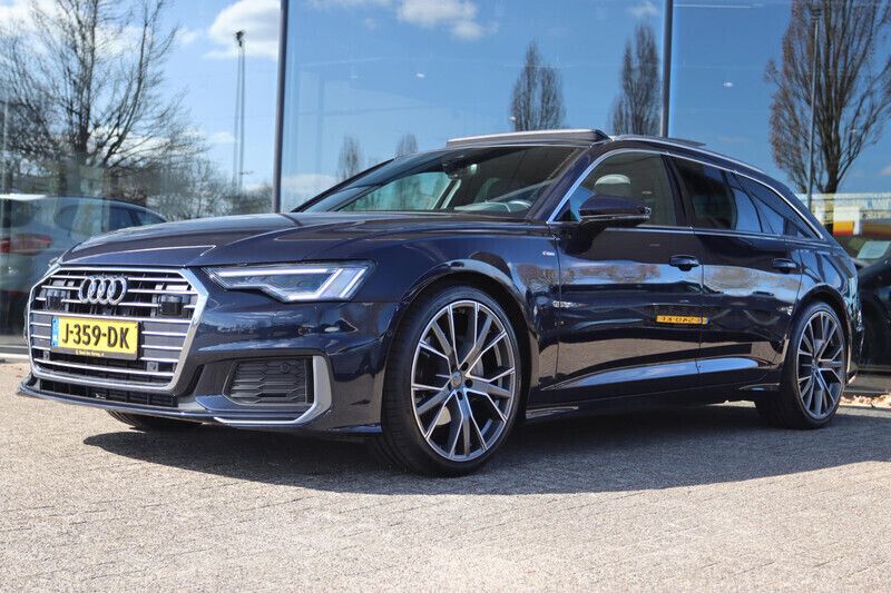 Blauw Gebruikt 2020 Audi A6 S-Line Stationwagen | € 36.900 (Iets duurder) - Afbeelding 1/4
