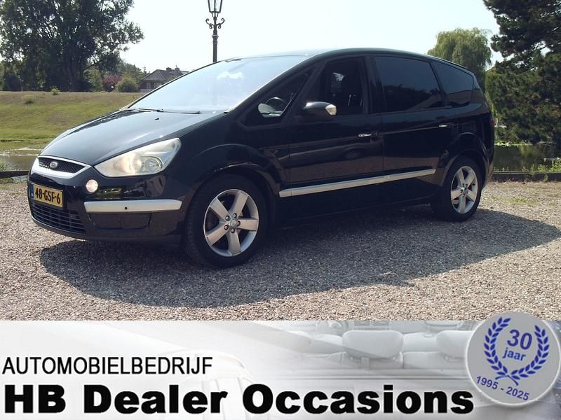 Zwart Gebruikt 2008 Ford S-MAX S MPV | € 4.450 - Afbeelding 1/4
