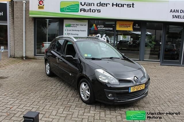 Zwart Gebruikt 2008 Renault Clio GrandTour Dynamique Stationwagen | € 2.250 (Eerlijke prijs) - Afbeelding 1/4
