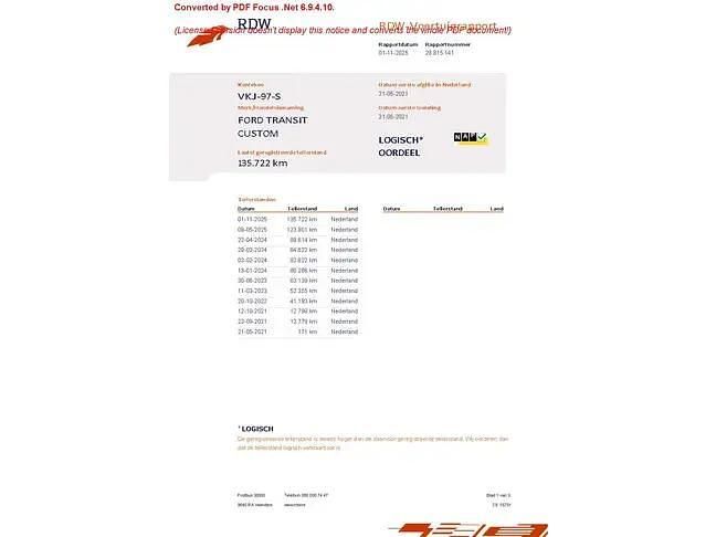 Wit Gebruikt 2021 Ford Transit Custom Trend Van | € 14.950 (Eerlijke prijs) - Afbeelding 1/1