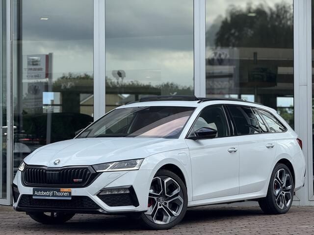 Wit Gebruikt 2024 Skoda Octavia Business Line Stationwagen | € 39.900 (Duur) - Afbeelding 1/4