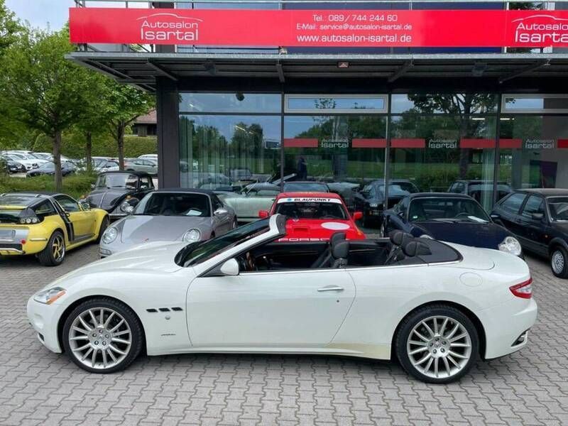 Witbianco eldorado Gebruikt 2010 Maserati GranCabrio Cabriolet | € 59.900 - Afbeelding 1/4