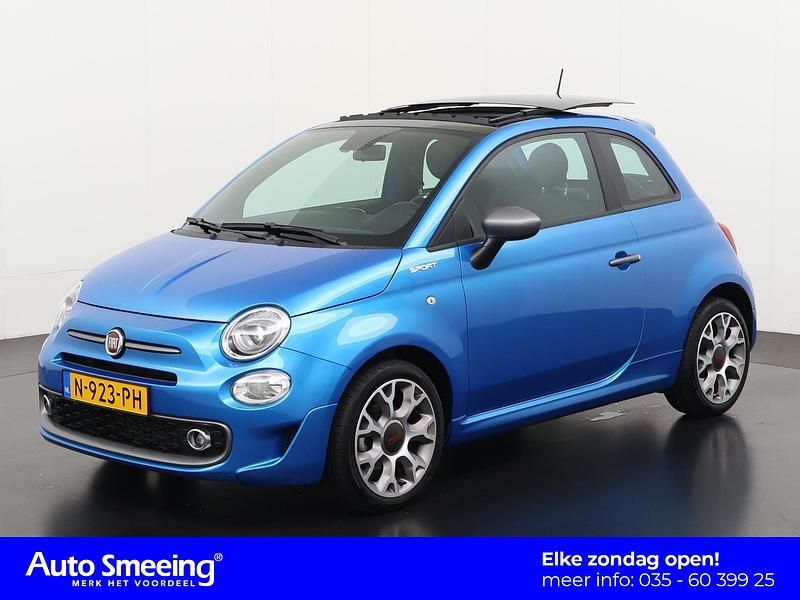Blauw Gebruikt 2021 Fiat 500 Sport Hatchback | € 14.895 (Eerlijke prijs) - Afbeelding 1/4