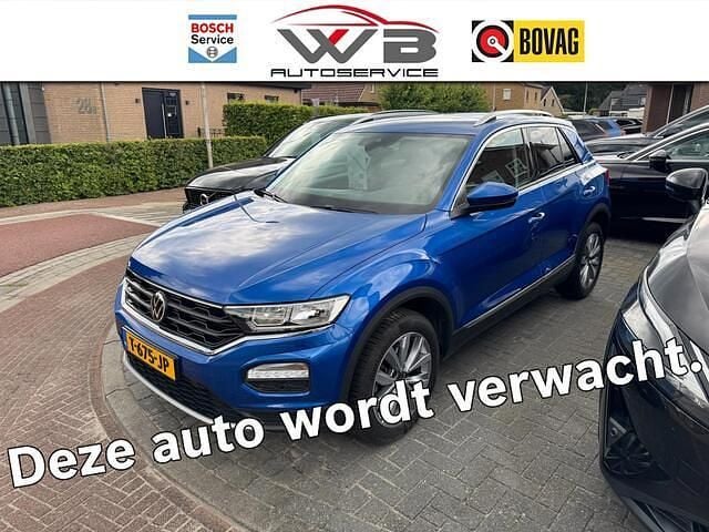 Blauw Gebruikt 2021 VW T-Roc Sport SUV | € 23.995 (Super prijs) - Afbeelding 1/4
