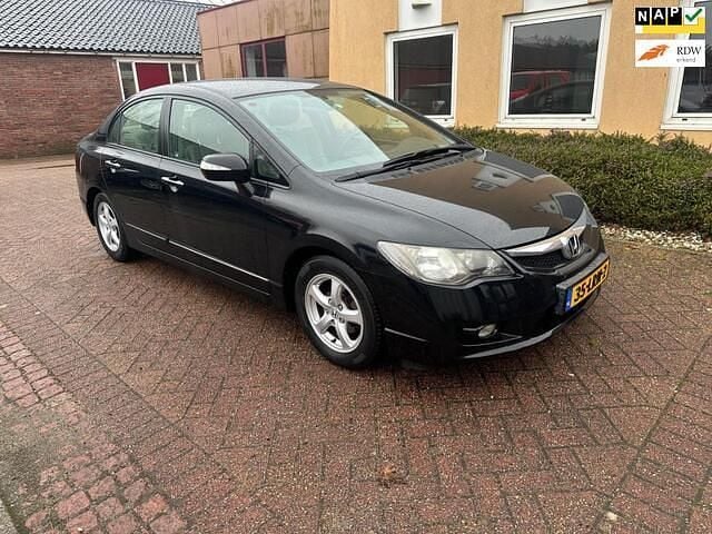 Zwart Gebruikt 2010 Honda Civic Elegance Sedan | € 6.495 (Eerlijke prijs) - Afbeelding 1/4