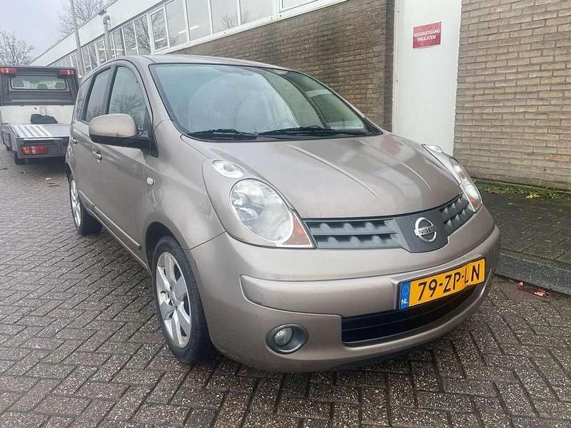 Bruin Gebruikt 2008 Nissan Note Acenta MPV | € 3.650 (Eerlijke prijs) - Afbeelding 1/4