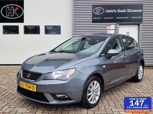 Grijs, metallic lak Gebruikt 2016 Seat Ibiza CONNECT Hatchback | € 8.950 (Eerlijke prijs) - Afbeelding 1/4