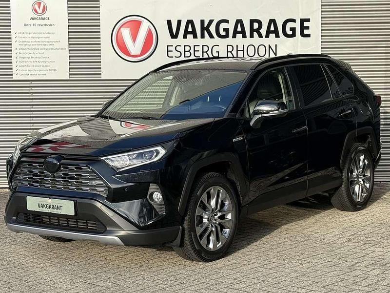 Zwart Gebruikt 2019 Toyota RAV4 Hybrid Executive SUV | € 34.950 (Eerlijke prijs) - Afbeelding 1/4