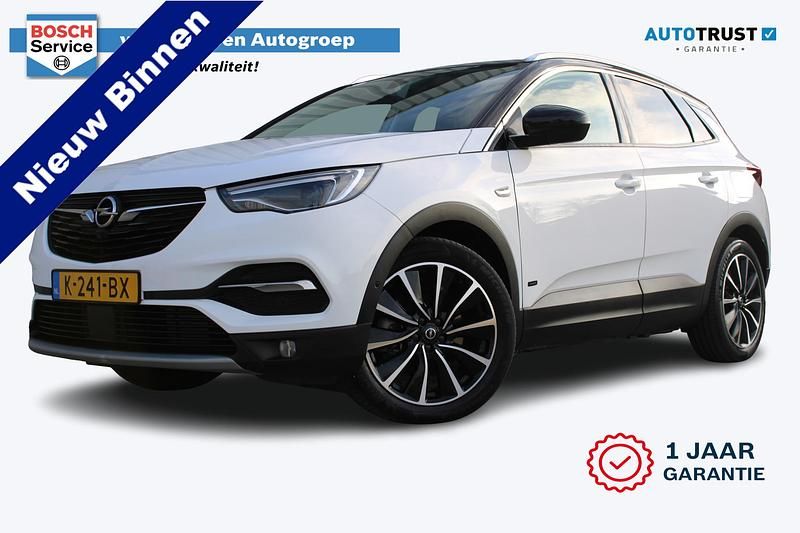 Wit (parellak) Gebruikt 2020 Opel Grandland X Ultimate SUV | € 22.450 (Eerlijke prijs) - Afbeelding 1/4