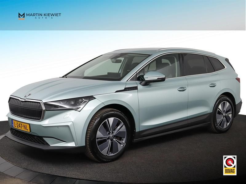 Grijs Gebruikt 2021 Skoda Enyaq iV SUV | € 23.499 (Duur) - Afbeelding 1/4