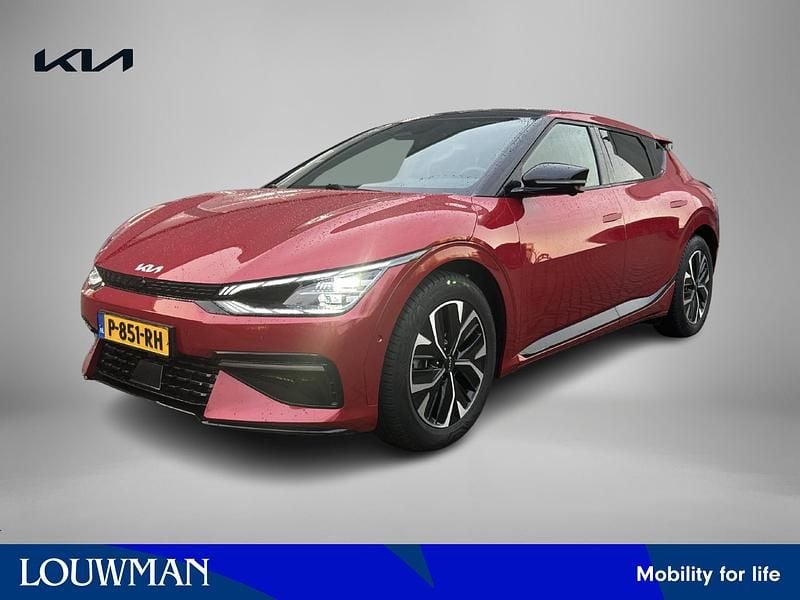 Rood metallic Gebruikt 2022 Kia EV6 GT-Line SUV | € 32.639 (Duur) - Afbeelding 1/4