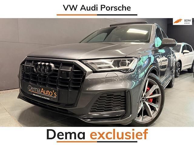 Grijs (metallic) Gebruikt 2022 Audi Q7 S-Line SUV | € 57.950 (Eerlijke prijs) - Afbeelding 1/4