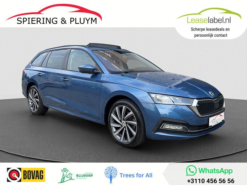 Blauw, metallic lak Gebruikt 2021 Skoda Octavia Business Line Stationwagen | € 26.890 (Eerlijke prijs) - Afbeelding 1/4