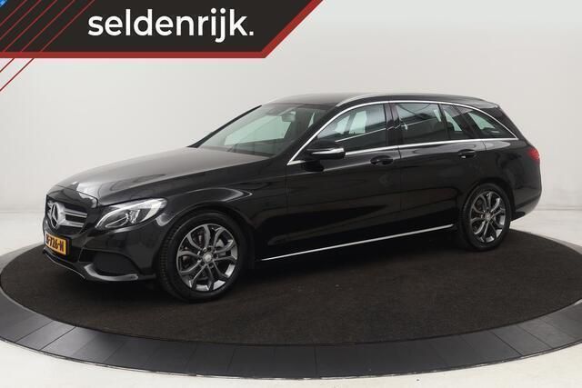 Zwart Gebruikt 2015 Mercedes C180 Avantgarde Stationwagen | € 17.400 (Eerlijke prijs) - Afbeelding 1/4