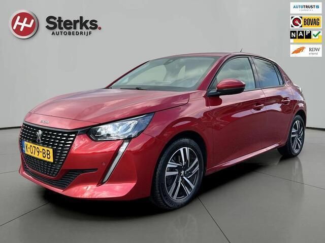 Rood Gebruikt 2020 Peugeot 208 Allure Hatchback | € 12.995 (Eerlijke prijs) - Afbeelding 1/4