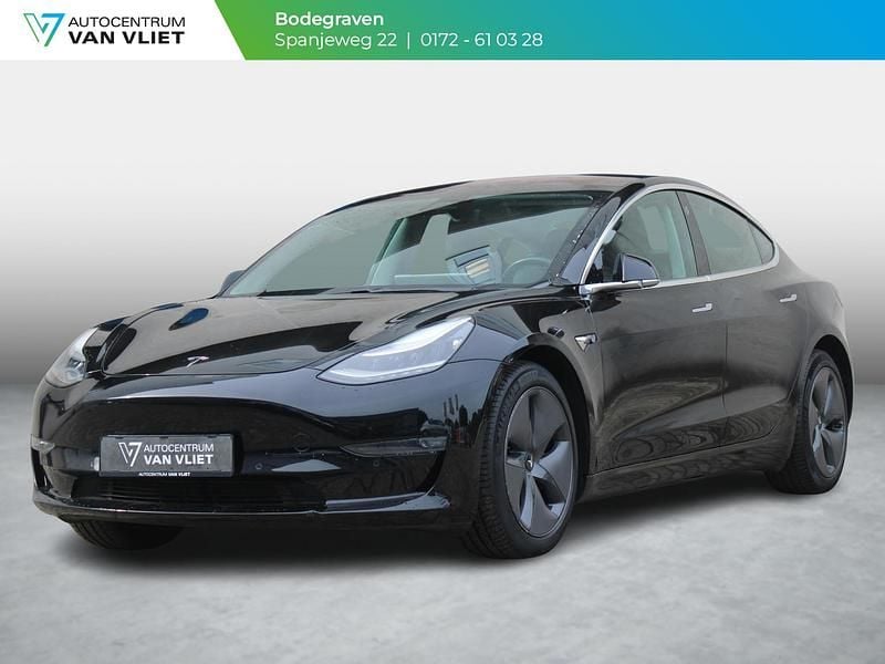 Zwart Gebruikt 2019 Tesla Model 3 Long Range AWD Sedan | € 17.900 (Eerlijke prijs) - Afbeelding 1/4