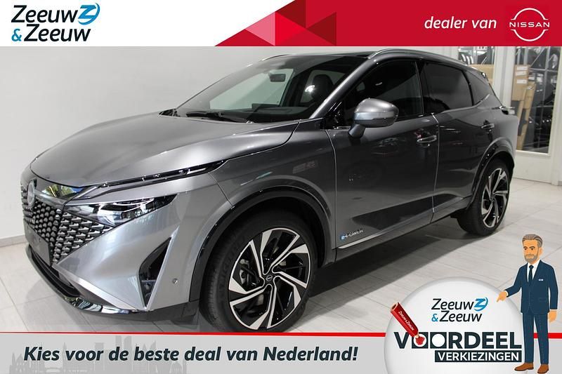 Dark grey metallic Nieuw 2025 Nissan Qashqai Tekna+ SUV | € 46.887 - Afbeelding 1/4