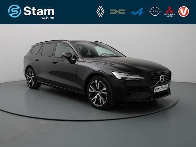 Zwart Gebruikt 2020 Volvo V60 R-Design Stationwagen | € 33.490 (Eerlijke prijs) - Afbeelding 1/4