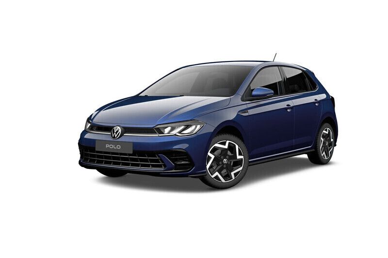 Reef blue Nieuw 2025 VW Polo R-line Edition Hatchback | € 37.483 (Iets duurder) - Afbeelding 1/4