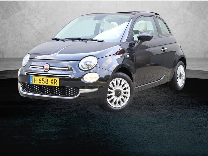 Zwart Occasion 2020 Fiat 500C Lounge Cabriolet | € 14.675 (Eerlijke prijs) - Afbeelding 1/1