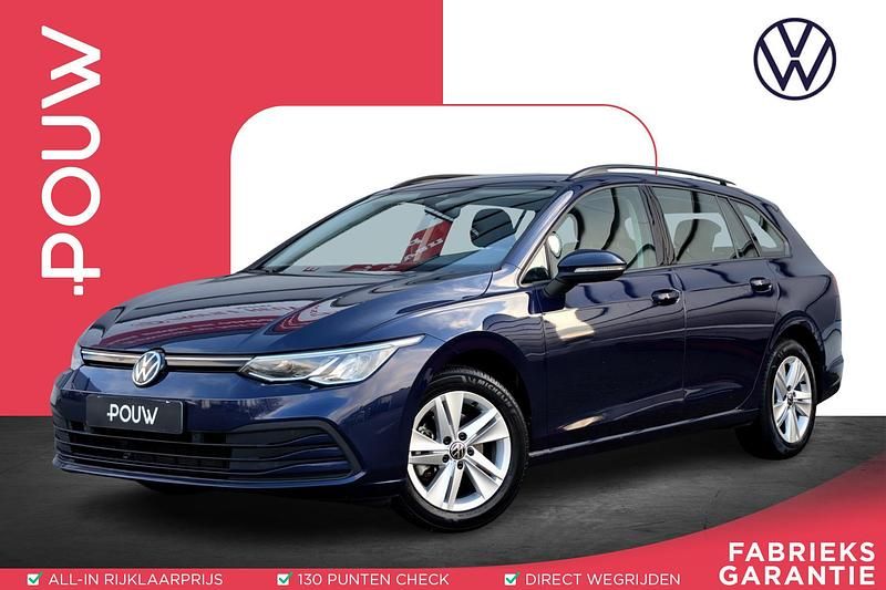 Blauw Occasion 2023 VW Golf VIII Life Stationwagen | € 21.950 (Eerlijke prijs) - Afbeelding 1/4