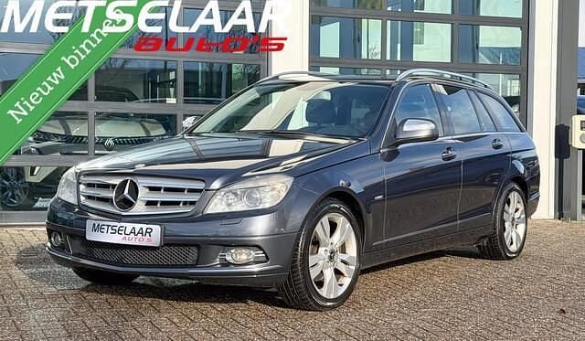 Grijs Gebruikt 2008 Mercedes C200 Avantgarde Stationwagen | € 4.650 (Eerlijke prijs) - Afbeelding 1/4