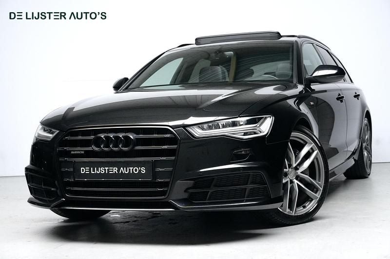 Zwart Gebruikt 2017 Audi A6 S-Line Stationwagen | € 30.945 (Goede deal) - Afbeelding 1/4