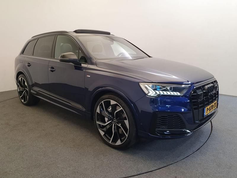 Occasion Audi Q7 S-Line 341 PK (250 kW) 2021 Blauw, metallic lak SUV