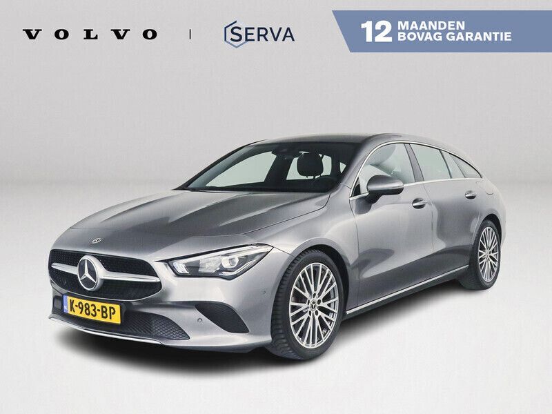 Grijs, metallic lak Gebruikt 2021 Mercedes CLA220 Shooting Brake Advantage Stationwagen | € 27.995 - Afbeelding 1/4