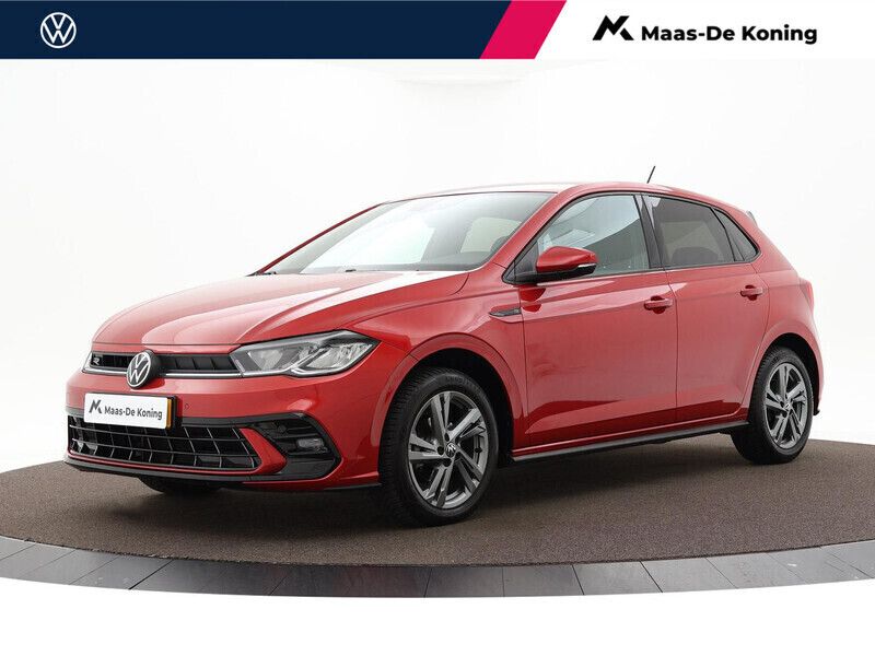 Rood Gebruikt 2023 VW Polo R-line Hatchback | € 20.740 (Eerlijke prijs) - Afbeelding 1/4