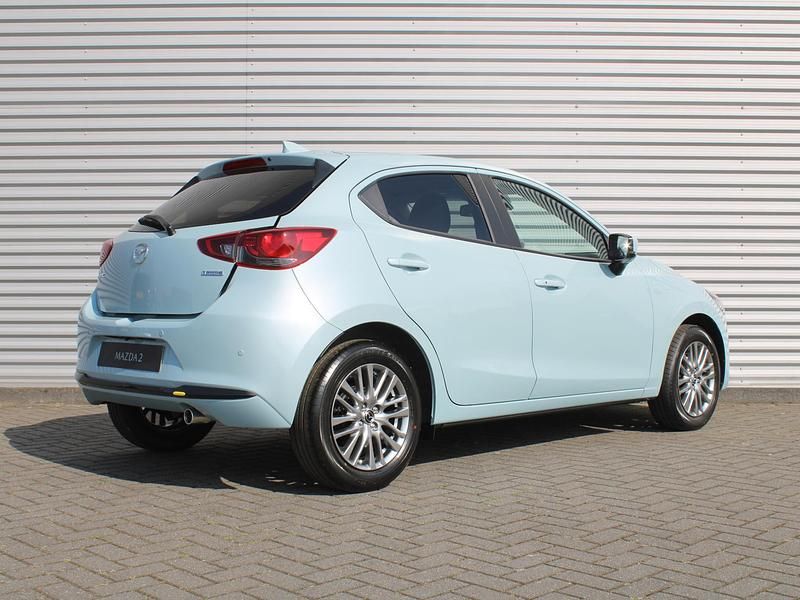 Nieuw Mazda 2 Exclusive-Line 90 PK (66 kW) 2025 Blauw Hatchback