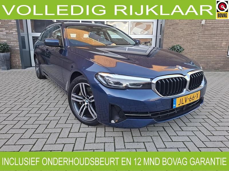 Blauw Gebruikt 2021 BMW 530 Executive Stationwagen | € 27.999 (Super prijs) - Afbeelding 1/4