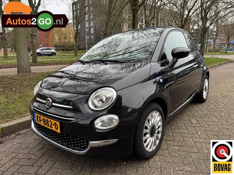 Occasion Fiat 500 Lounge 80 PK (58 kW) 2016 Zwart Cabriolet