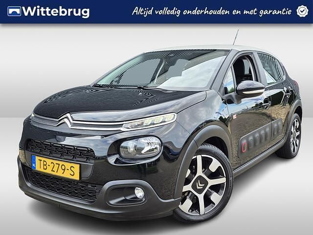 Zwart Gebruikt 2018 Citroën C3 PureTech Hatchback | € 11.925 (Iets duurder) - Afbeelding 1/4