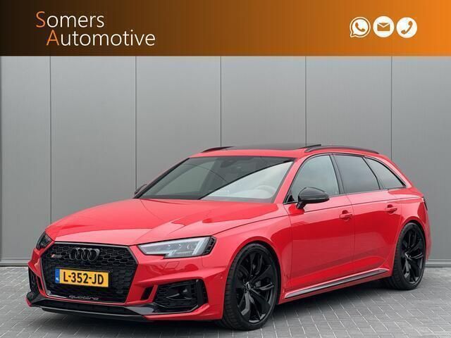 Rood, metallic lak Gebruikt 2018 Audi RS4 Comfort Stationwagen | € 59.950 (Eerlijke prijs) - Afbeelding 1/4