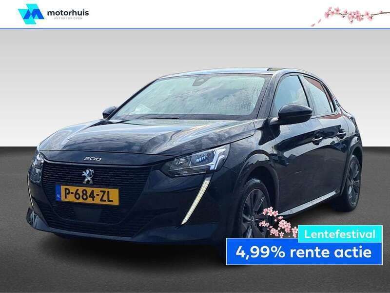 Zwart, metallic lak Gebruikt 2020 Peugeot e-208 Allure Hatchback | € 14.930 (Goede deal) - Afbeelding 1/4