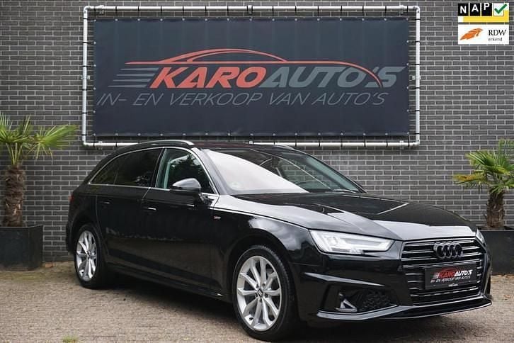 Occasion Audi A4 S-Line 191 PK (140 kW) 2019 Zwart Stationwagen