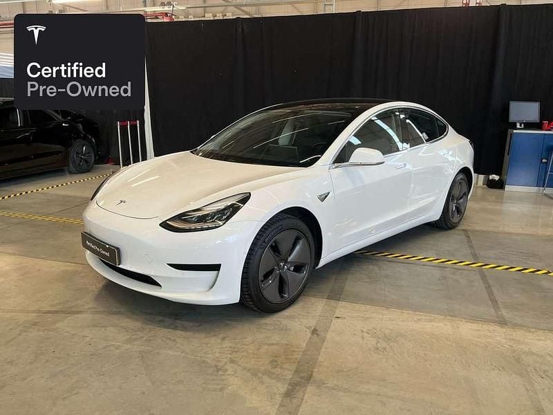 Wit Gebruikt 2019 Tesla Model 3 Sedan | € 20.400 (Eerlijke prijs) - Afbeelding 1/4