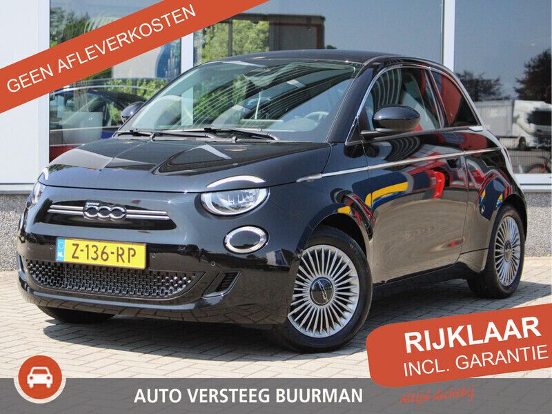 Zwart Gebruikt 2024 Fiat 500e Hatchback | € 23.900 (Eerlijke prijs) - Afbeelding 1/4