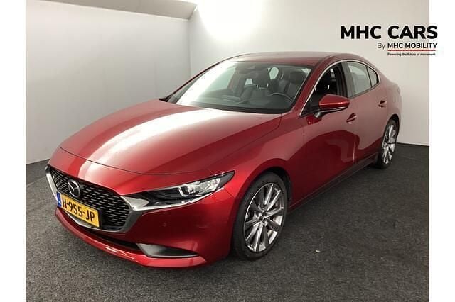 Rood Gebruikt 2020 Mazda 3 Comfort Sedan | € 19.900 (Super prijs) - Afbeelding 1/4