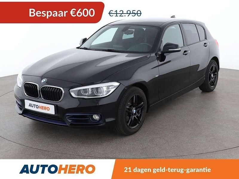 Zwart Gebruikt 2016 BMW 120 Sport Line Hatchback | € 12.549 (Super prijs) - Afbeelding 1/3