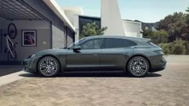 Occasion Porsche Taycan Sport Turismo 300 kW (408 PK) 2023 Grijs (metallic) Stationwagen