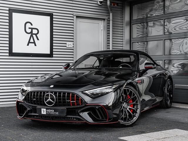 Zwart Occasion 2024 Mercedes SL55 AMG AMG Cabriolet | € 199.950 - Afbeelding 1/4