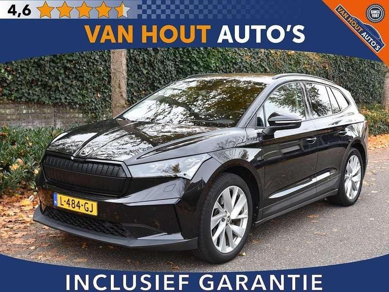 Zwart Gebruikt 2021 Skoda Enyaq iV SUV | € 19.950 (Goede deal) - Afbeelding 1/4