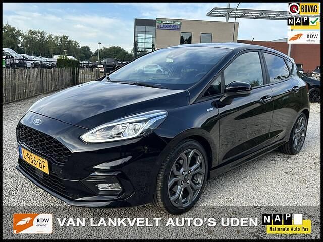 Zwart Occasion 2021 Ford Fiesta ST-Line Hatchback | € 14.295 (Eerlijke prijs) - Afbeelding 1/4