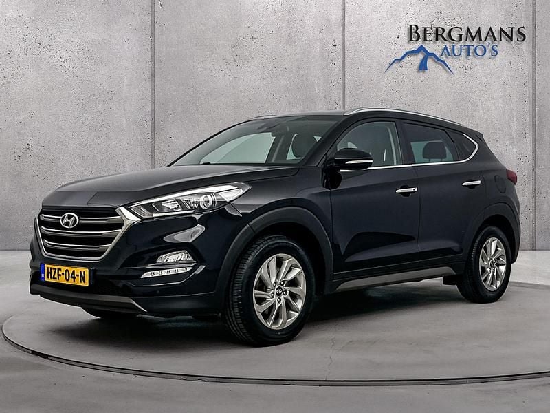 Zwart, metallic lak Gebruikt 2015 Hyundai Tucson Comfort SUV | € 16.900 (Eerlijke prijs) - Afbeelding 1/4